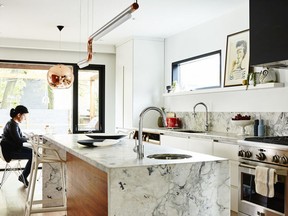 The kitchen is clean and modern.