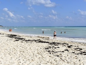 This December 2016 photo shows a beach north of Playa del Carmen in Mexico.