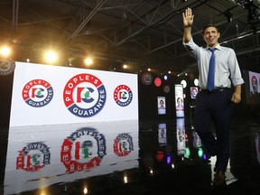 Ontario PC leader Patrick Brown outlined his party's promise for next year's provincial election in Toronto, Ont. on Saturday November 25, 2017.