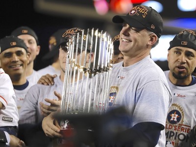 Houston Astros New Era 2017 World Series Champions State Trophy