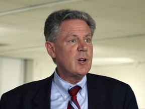 FILE - In this June 10, 2013 file photo, Rep. Frank Pallone, Jr., D-N.J., speaks in Trenton, N.J. Emboldened by election wins, Democrats are starting to see health care as an issue that gives them a political edge, particularly widening access to Medicaid for low-income people. "I honestly believe that if you had a referendum on expanding Medicaid in most of the states that don't have it, it would win," said Pallone, the senior Democrat on the House committee that oversees the program. "People know the value of Medicaid in a way that they didn't before."(AP Photo/Mel Evans, File)