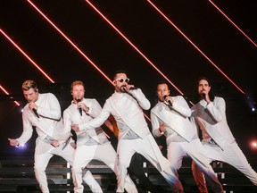 The Backstreet Boys performing at Festival d'été.