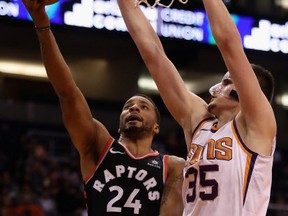 Norman Powell is in a bad slump for the Raptors and his minutes are down. Getty Images