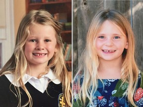 Chloe Berry, 6, left, and her four-year-old sister Aubrey were found dead by police on Christmas Day.