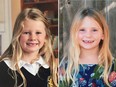 Chloe Berry, 6, left, and her four-year-old sister Aubrey were found dead by police on Christmas Day.