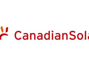 The corporate logo of Canadian Solar Solutions Inc. is shown. Canadian Solar Inc. has received a non-binding takeover offer from Shawn (Xiaohua) Qu, the companyâ€™s chairman, CEO and president.
