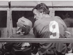 A day doesn't go by that Murray Howe doesn't hear a new story about his father. People don't tend to forget meeting Mr. Hockey. In writing "Nine Lessons I Learned From My Father," Murray wanted to highlight what made Gordie Howe special. Gordie Howe is seen with his son Murray on the bench in an undated handout image.