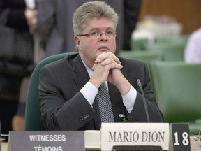 Public sector integrity commissioner Mario Dion is shown in Ottawa on December 13, 2011. The Liberals are tapping a long-time public servant to be the ethics watchdog for the House of Commons. Government House leader Bardish Chagger says Dion is being nominated to become the next ethics and conflict of interest commissioner.THE CANADIAN PRESS/Adrian Wyld