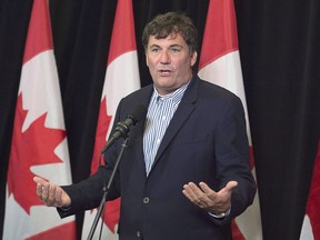 Fisheries Minister Dominic LeBlanc fields questions as the Liberal cabinet meets in St. John's, N.L. on September 12, 2017. The federal government is raising the stakes in the protection of sensitive ocean habitats in the Eastern Arctic, establishing seven new areas where fishing gear that makes contact with the ocean floor will be prohibited. Fisheries Minister Dominic LeBlanc says the seven new marine refuges will add more than 145,000 square kilometres to the ocean areas that are deemed protected along Canada's coasts.