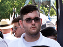 James Alex Fields at a white supremacist rally in Charlottesville on Aug. 12, 2017.