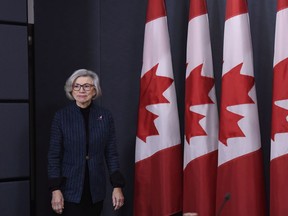 Outgoing Chief Justice of the Supreme Court of Canada Beverley McLachlin arrives for a news conference on her retirement, in Ottawa on Friday, Dec. 15, 2017.