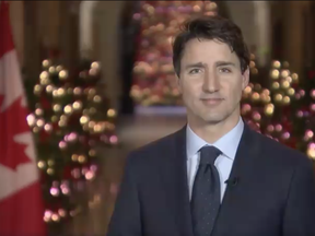 Justin Trudeau delivered his annual Christmas address to the nation.