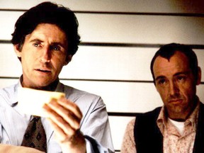 Kevin Spacey and Gabriel Byrne in The Usual Suspects.