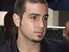 FILE - In this May 5, 2005 file photo, professional dancer Wade Robson arrives at the Michael Jackson child molestation trial in Santa Maria, Calif. A judge has dismissed the lawsuit brought by Robson, who alleged Michael Jackson molested him as a child. The summary judgment ruling Tuesday, Dec. 19, 2017, against Robson resolves one of the last remaining major claims against the late singer's holdings.