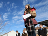 Lindsay Shepherd speaks during a rally in support of freedom of expression at Wilfrid Laurier University in Waterloo on Nov. 24, 2017.