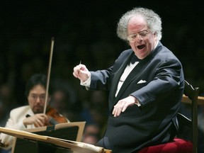 FILE - In this July 7, 2006 file photo, Boston Symphony Orchestra music director James Levine conducts the symphony on its opening night performance at Tanglewood in Lenox., Mass.  Longtime Metropolitan Opera conductor Levine has denied allegations of sexual misconduct and says he wants to resume his work "with full concentration and inspiration." "As understandably troubling as the accusations noted in recent press accounts are, they are unfounded," Levine said in a statement issued Thursday, Dec. 7, 2017,  to The New York Times . "As anyone who truly knows me will attest, I have not lived my life as an oppressor or an aggressor." The opera suspended Levine on Sunday after the Times published accounts from three of the accusers who say that Levine sexually abused them when they were teenagers. A fourth accuser later came forward.