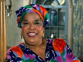 FILE - This October 1991 file photo shows actress Della Reese. Reese, the actress and gospel-influenced singer who in middle age found her greatest fame as Tess, the wise angel in the long-running television drama "Touched by an Angel," died at age 86. A family representative released a statement Monday that Reese died peacefully Sunday, Nov. 19, 2017, in California. No cause of death or additional details were provided.