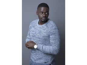 In this Nov. 27, 2017 photo, actor Daniel Kaluuya poses for a portrait in New York to promote his film, "Get Out."