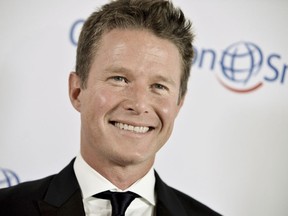 FILE - In this Sept. 19, 2014 file photo, Billy Bush arrives at the Operation Smile's 2014 Smile Gala in Beverly Hills, Calif. Bush, who was fired after an old video emerged of him engaging in offensive sex talk with then "Apprentice" host Donald Trump, said in an op-ed published in The New York Times on Sunday, Dec. 3, 2017, that it was indeed Trump's voice captured on a 2005 "Access Hollywood" tape.