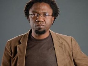 In this undated photo provided by Stony Brook University, Professor Patrice Nganang is shown. According to advocacy group PEN America, the Cameroonian-American writer and university professor has been detained in Cameroon on Thursday, Dec. 7, 2017, as he tried to leave the country after criticizing the government. ( Stony Brook University via AP)