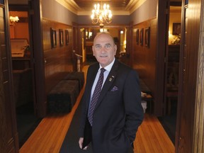 Yves Berthiaume, director of Berthiaume Funeral Home and president of the Funeral Services Association of Canada, poses for a photo in Hawkesbury, Ont., on Friday, December 15, 2017.