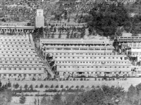 FILE - This undated file photo shows the Brothers Home compound in Busan, South Korea.  A South Korean commission has urged lawmakers to set up an investigation into the enslavement and mistreatment of thousands of people at a vagrants' facility during the 1970s and '80s. The country's dictators ordered roundups to "purify" the streets, sending the homeless, disabled and children to facilities where they were detained and forced to work. No one has been held accountable for the hundreds of deaths, rapes and beatings the Associated Press documented at Brothers Home, the largest of dozens of those facilities. The AP report in 2016 was based on hundreds of exclusive documents and dozens of interviews with officials and former detainees.  (Yonhap via AP, File)