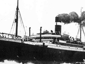 The RMS Hesperian was a passenger ship of the Allan Line, which served the Liverpool - Québec - Montréal route from 1908 to 1915.