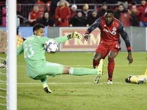 Toronto FC, a fearsome scoring machine earlier this season, squeaked past Columbus in the two-leg Eastern Conference final on this single goal from Jozy Altidore.