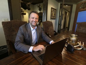 In this Monday, Oct. 30, 2017, photo, Jeremy Brandt, CEO of We Buy Houses, poses for a photo in his office in Bedford, Texas. Brandt's company survived the Great Recession by shifting focus.