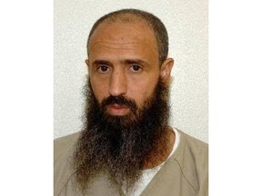 In this undated photo released by lawyer Shelby Sullivan-Bennis on Dec. 11, 2017 shows his client Abdellatif Nasser at the Guantanamo Bay detention center in Guantanamo Bay, Cuba. A diplomatic agreement that would have allowed Nasser to go free was not returned by Morocco until Dec. 28, 2016 eight days too late to meet a deadline to be among the last prisoners to leave under President Barack Obama. (Shelby Sullivan-Bennis via AP)