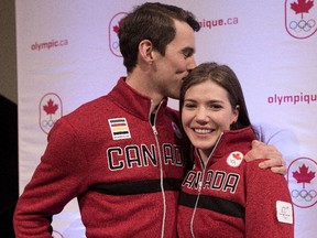 Canadian long track speed skaters Denny Morrison and Josie Morrison were named to the 2018 Winter Olympic team at a press conference in Calgary, on Wednesday, Jan. 10.