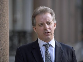 Christopher Steele, former British intelligence officer in London Tuesday March 7, 2017 where he had spoken to the media for the first time.