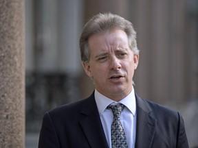 Christopher Steele, former British intelligence officer in London Tuesday March 7, 2017 where he has spoken to the media for the first time .