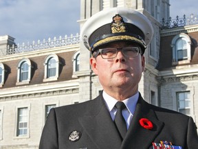 Vice-Admiral Mark Norman, Canadian Armed Forces vice chief of defence staff, at the Royal Military College of Canada in Kingston, Ont. on Wednesday November 2, 2016.