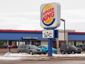 he Burger King location was open for business as usual on Wednesday, Jan.17, 2018, in Lethbridge, Alberta. Alberta Health Services had issued a health order to the Burger King franchise on January 10, 2018, because inspectors found foreign workers were sleeping in the basement of the restaurant.