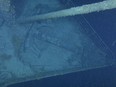 A birds-eye view of the Titanic bow. The expedition will use cutting-edge high resolution imaging and underwater laser scanners to create a highly detailed 3D virtual model to better track Titanic's decay.
