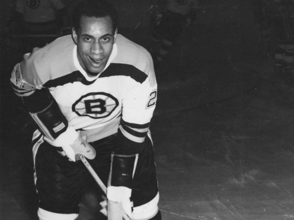 The NHL's first black player, Willie O'Ree, had a short but