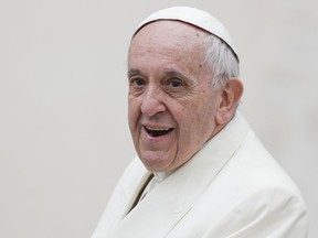 Pope Francis arrives for his weekly general audience, in St. Peter's Square, at the Vatican, Wednesday, Jan. 31, 2018.