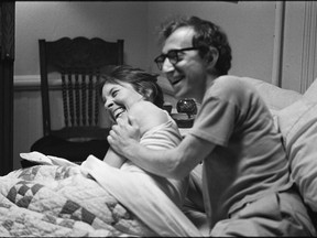 Diane Keaton and Woody Allen in the movie Annie Hall.