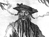 Blackbeard in a detail fron a c.â1736 engraving.