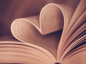 Love is in the pages.