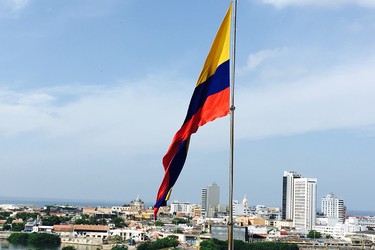 Cartagena as seen from Castillo de San Felipe de Barajas.