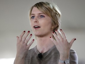 Chelsea Manning speaks during the Nantucket Project's annual gathering in Nantucket, Mass.