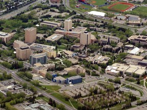 The campus of the University of Calgary, is shown on Saturday May 29, 2004.