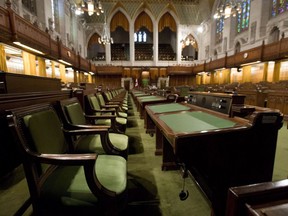 The House of Commons sits empty ahead the resumption of the session on Parliament Hill Friday September 12, 2014 in Ottawa. Parliament will resume Sept. 15. The social media movement known as #MeToo prompted people around the world to share their stories of sexual assault and harassment, but elected women on Parliament Hill are unsure where things are headed.