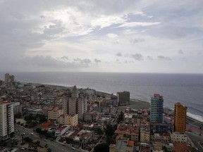 A coastal view of Havana, Cuba is shown on Sunday, May 24, 2015. The federal government sent a Health Canada doctor to Cuba to examine diplomats who suffered everything from dizziness and nosebleeds to hearing problems and short-term memory loss amid concern about mysterious acoustic attacks, newly obtained records show.