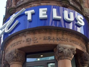 A Telus store in downtown Montreal Friday, Feb. 13, 2009.