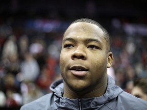 Alabama defensive lineman Da'Ron Payne speaks during media day, Saturday, Jan. 6, 2018, in Atlanta. Georgia and Alabama will be playing for the NCAA football national championship on Monday, Jan. 8.