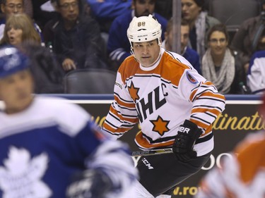 Eric Lindros during the HHOF Classic Game in Toronto on Nov. 13, 2016.