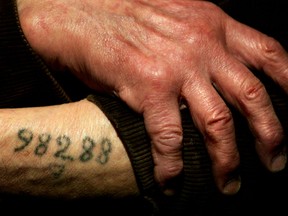 This tattoo belongs to Auschwitz survivor Mr. Leon Greenman